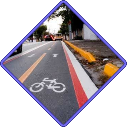 ciclofaixa ciclovia