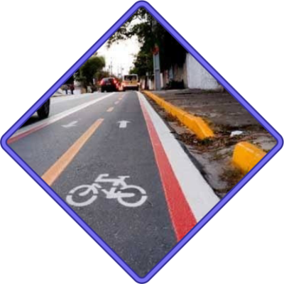 ciclofaixa ciclovia